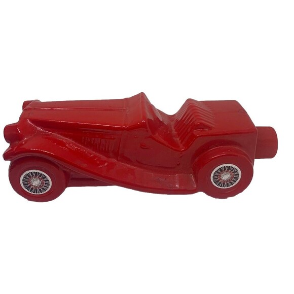 Vintage Avon 1936 MG Avon Blend 7 After Shave 5 Fl.Oz.Red Car Bottle - Picture 2 of 10